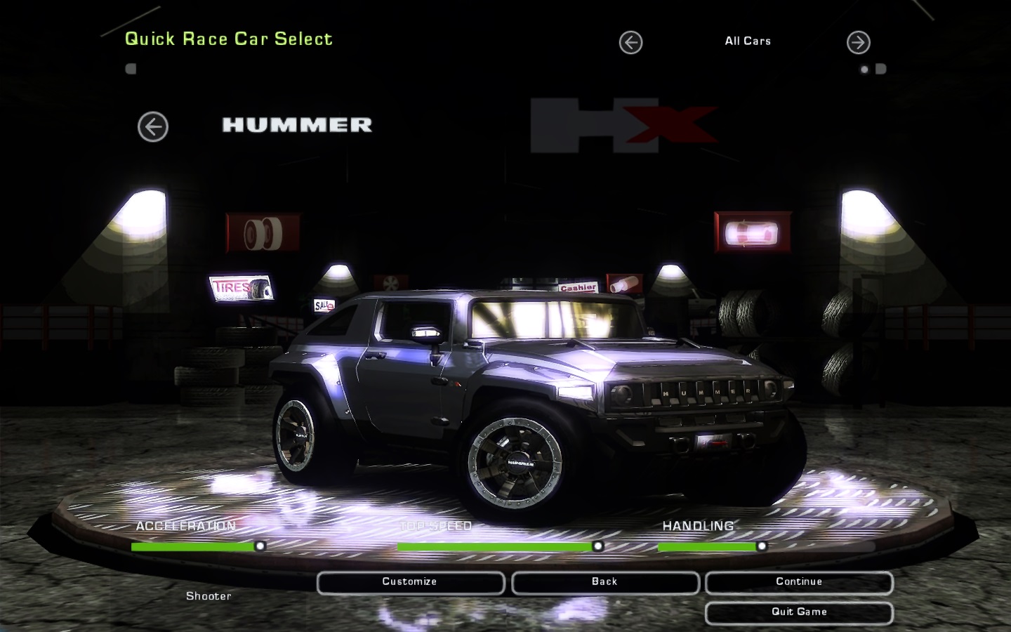 Need For Speed Underground 2 HUMMER HX Concept