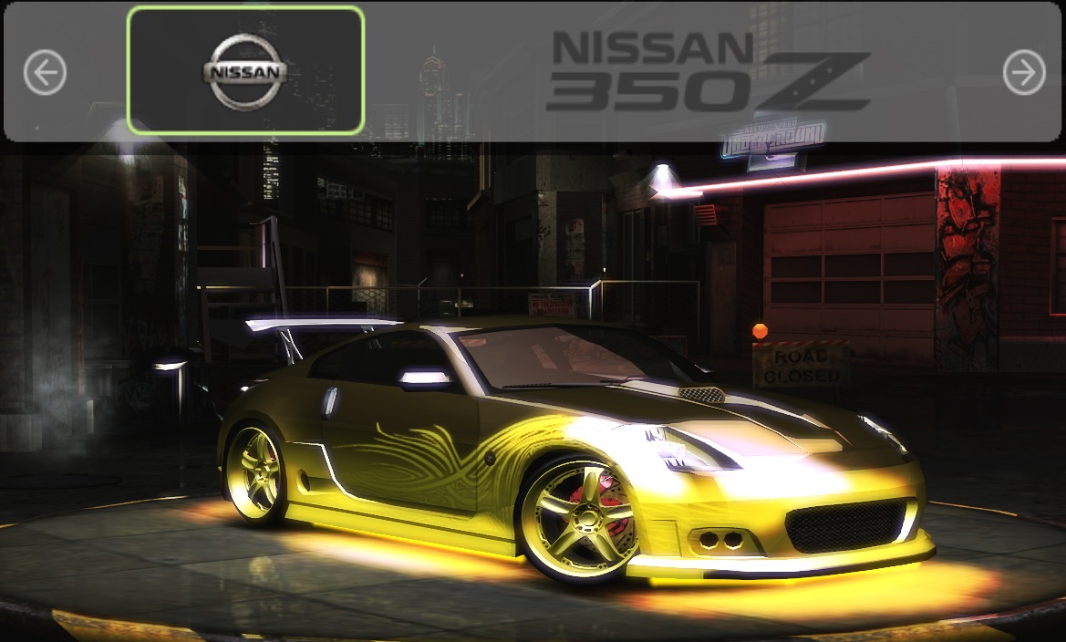 Need For Speed Underground 2 Nissan 350z - Morimoto Vinyl