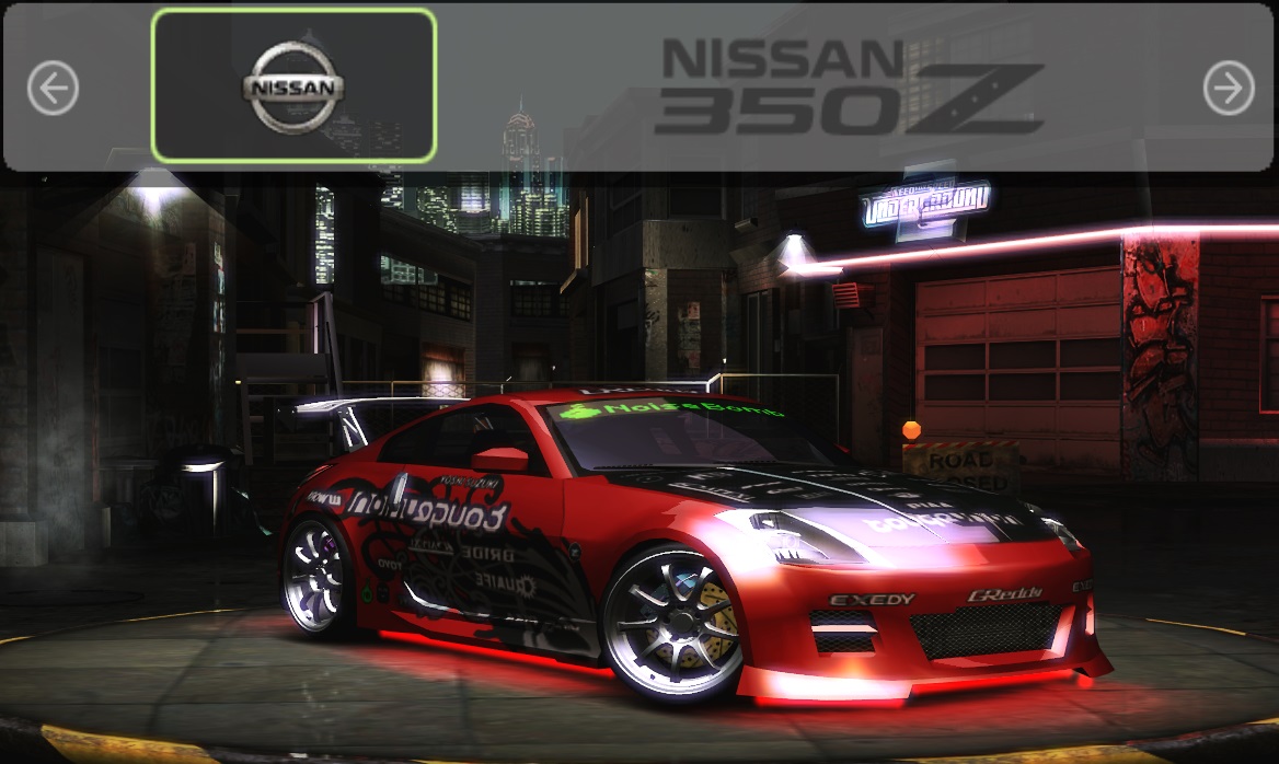 Need For Speed Underground 2 Nissan 350z - Prostr Vinyl