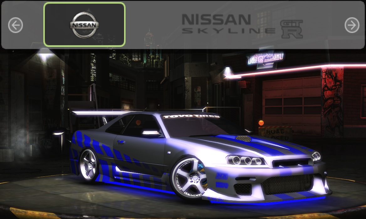 Need For Speed Underground 2 Nissan Skyline - f&f Vinyl