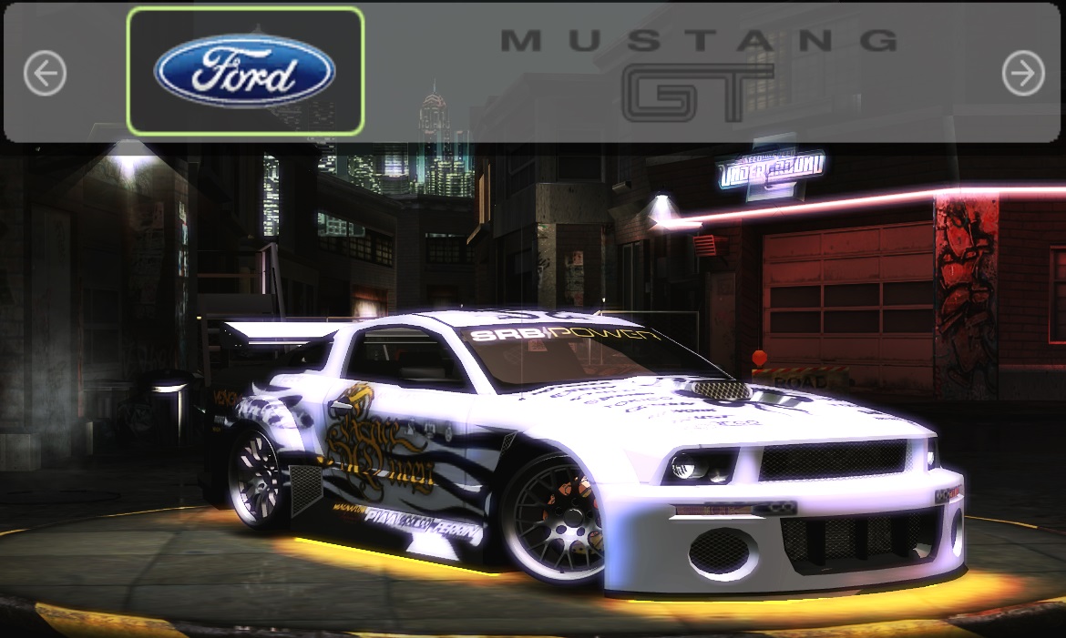 Need For Speed Underground 2 Ford Mustang GT - Prostr Vinyl