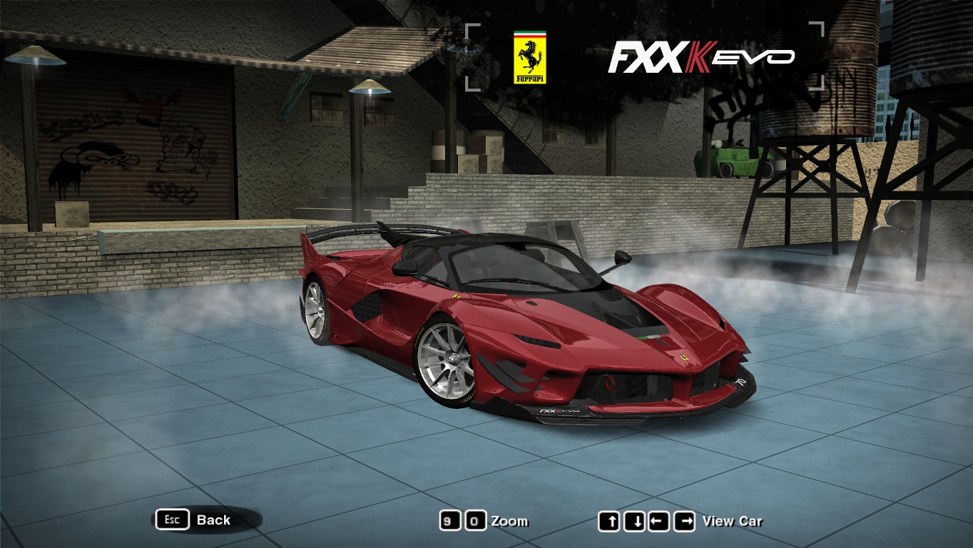 Need For Speed Most Wanted Ferrari FXX K Evo