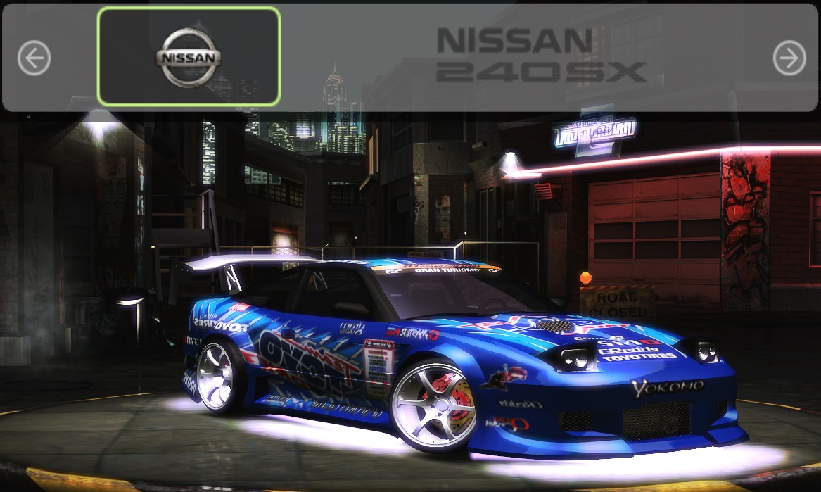 Need For Speed Underground 2 Nissan 240SX - Toyo Vinyl