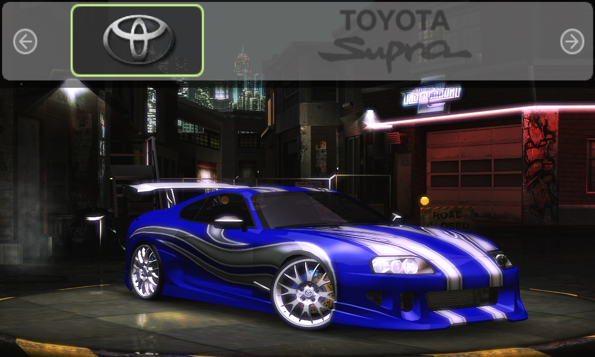 Need For Speed Underground 2 Toyota Supra - Darius Vinyl