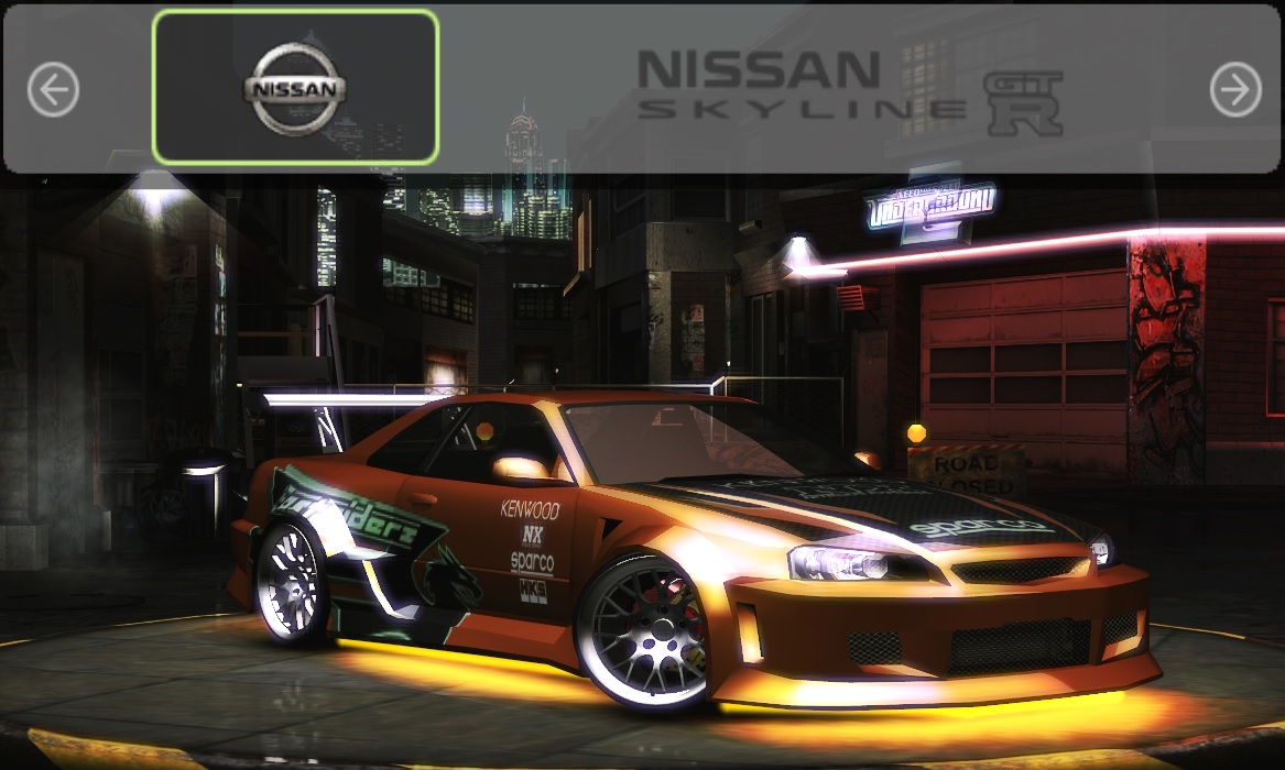 Need For Speed Underground 2 Nissan Skyline R34 - Eddie Vinyl