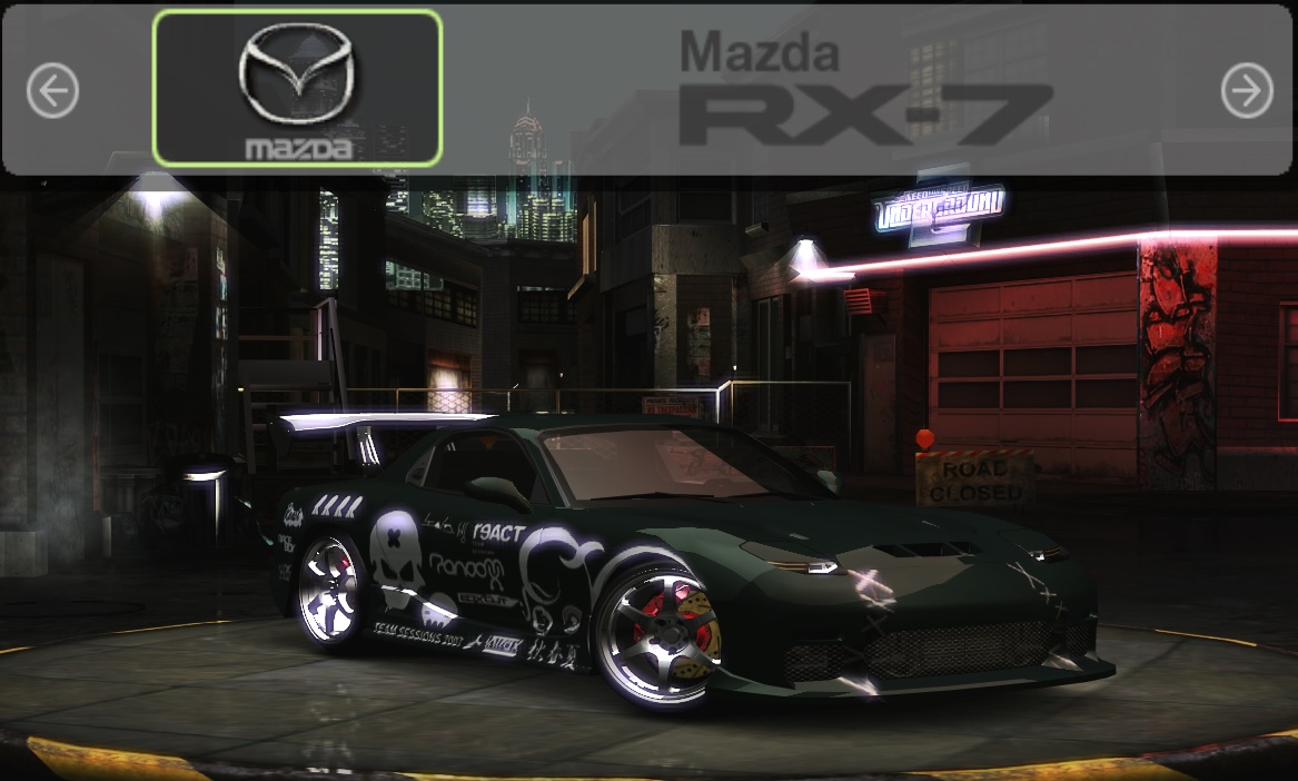 Need For Speed Underground 2 Mazda RX7 - Prostreet Promo Vinyl