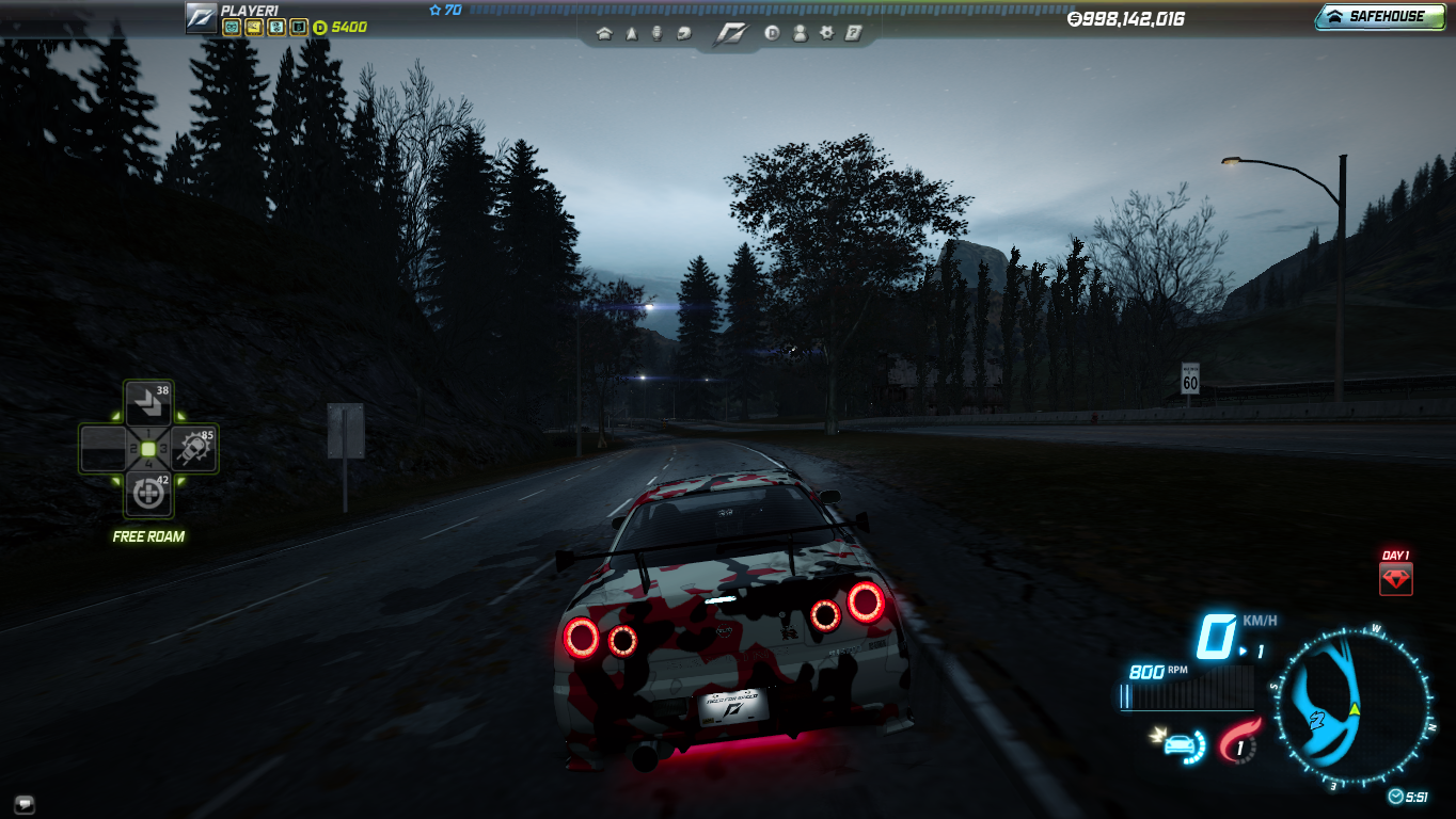 Need For Speed World Nissan New tail light for r34 nismo from nfs payback