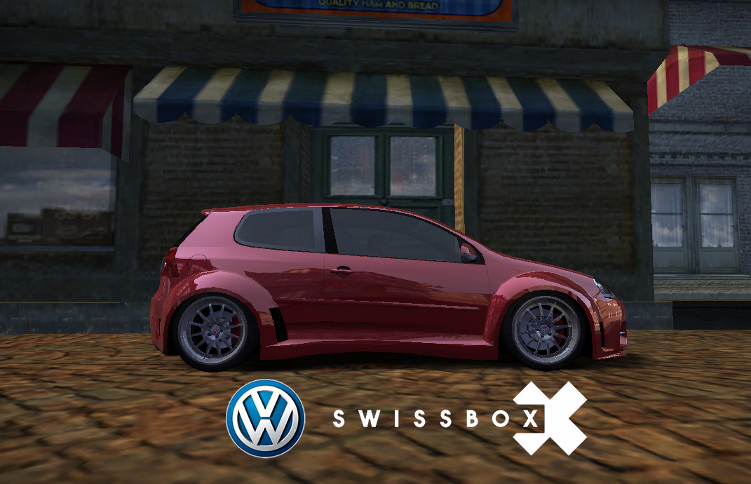 Need For Speed Most Wanted Volkswagen Golf GTI MkV Swissbox Vinyls