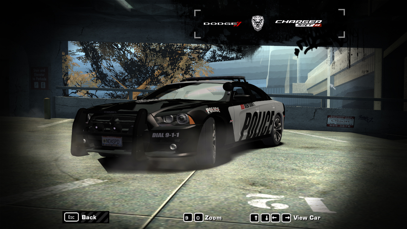 Need For Speed Most Wanted 2012 Dodge Charger SRT8 LD (Red View County)