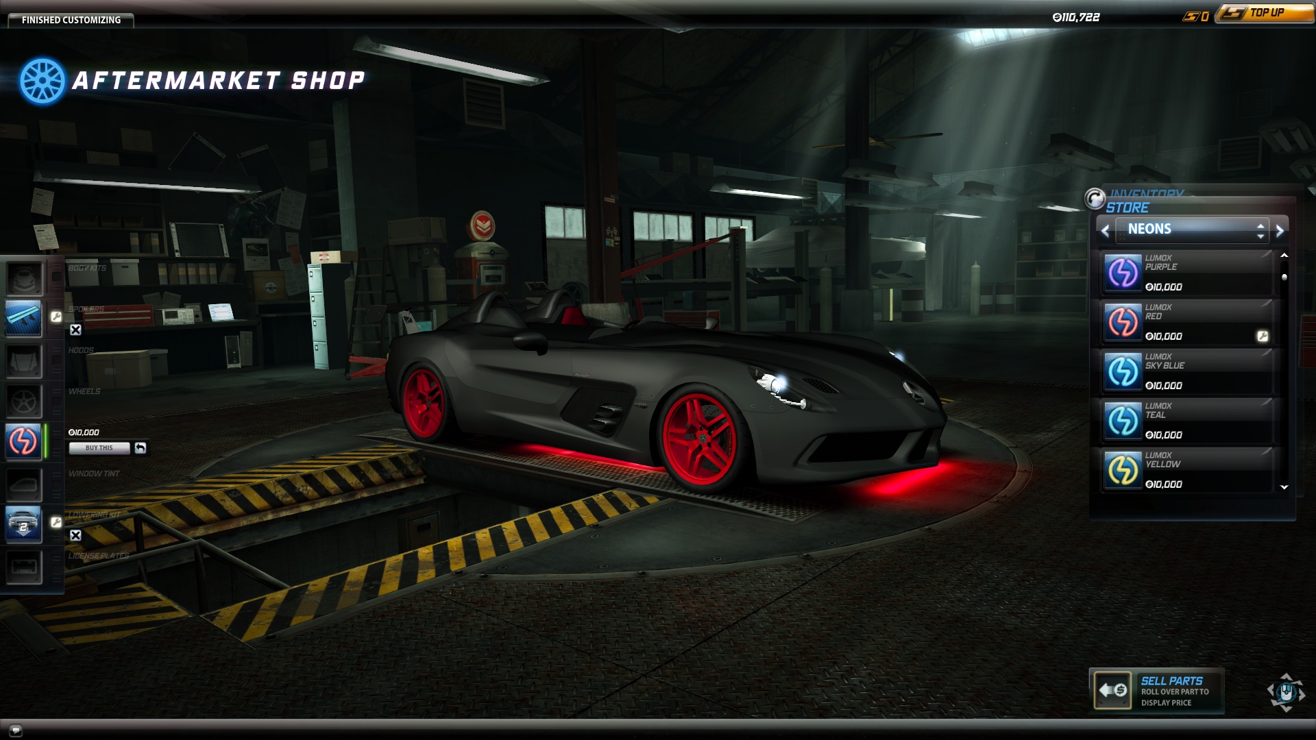 Need For Speed World Mercedes Benz SLR Stirling Moss - Fixed shadows