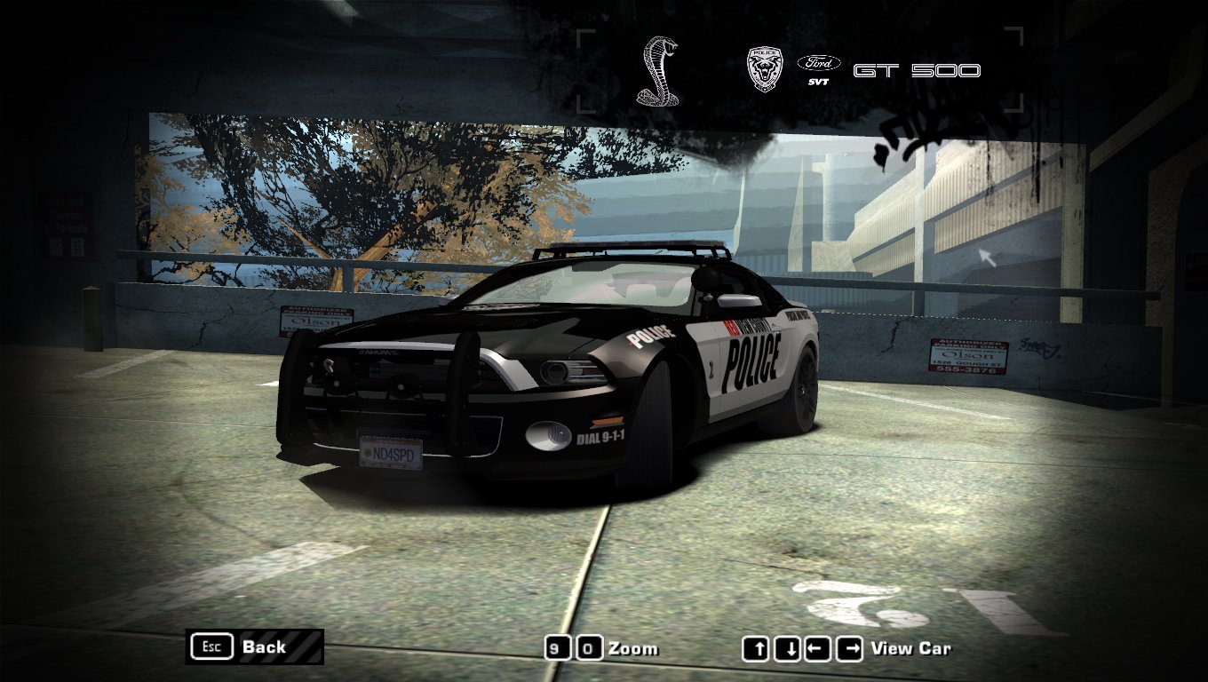 Need For Speed Most Wanted 2013 Ford Shelby GT500 (Red View County)