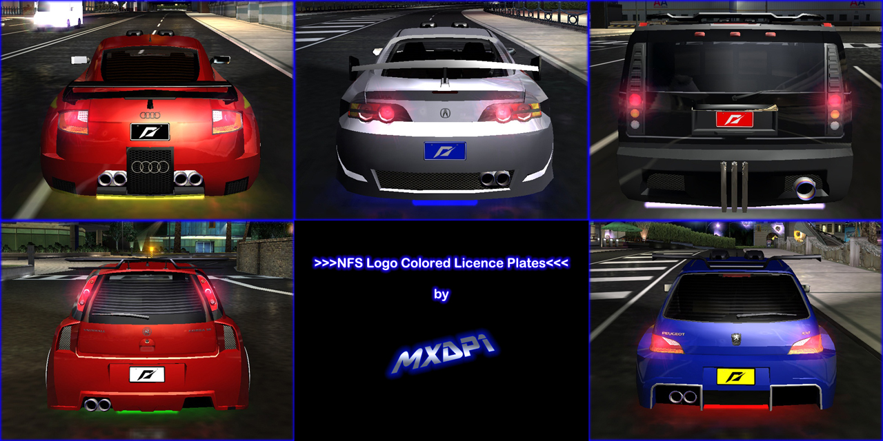 Need For Speed Underground 2 NFSLogo_Colored_Plates
