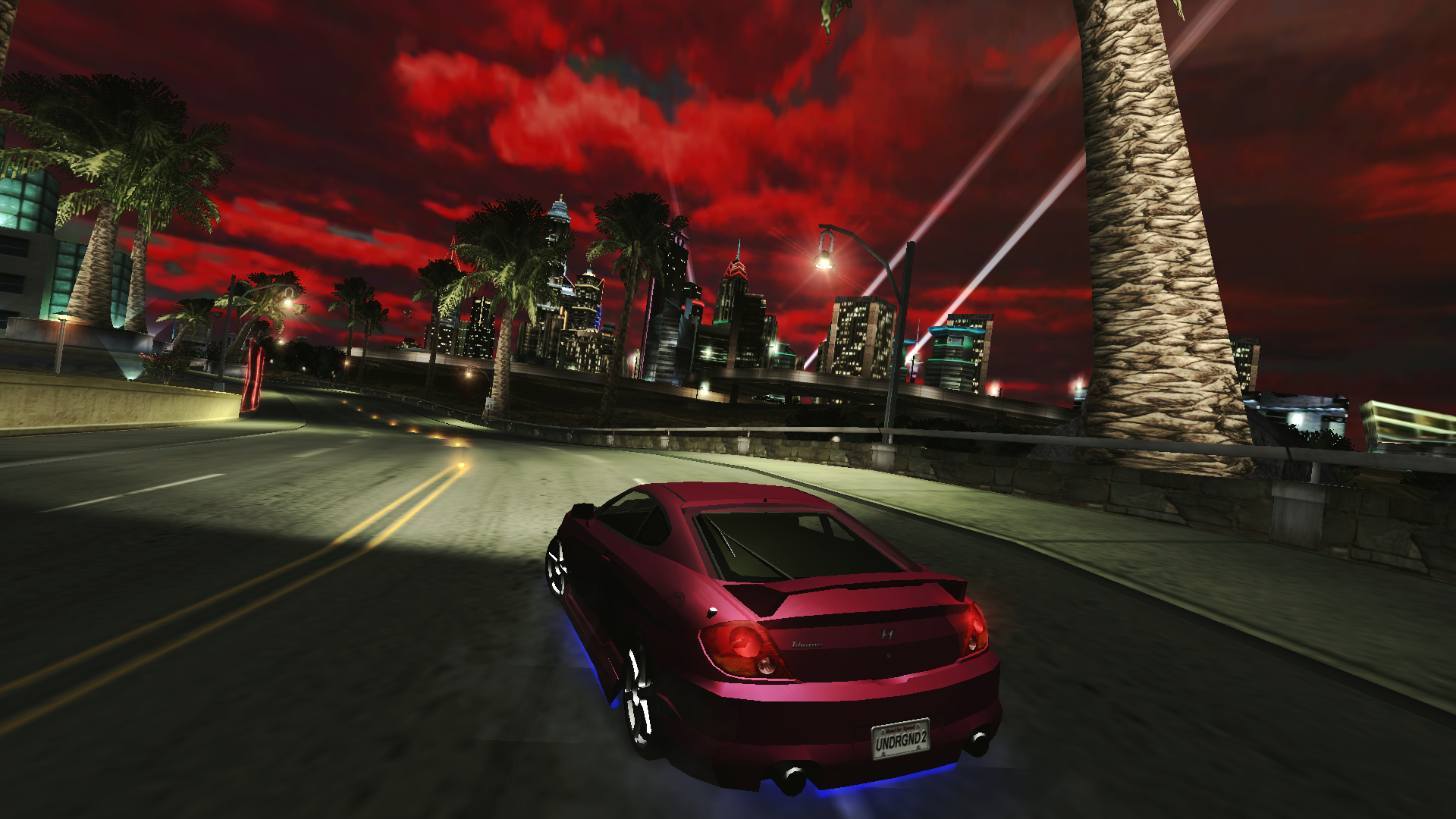 Need For Speed Underground 2 Red Sky mod