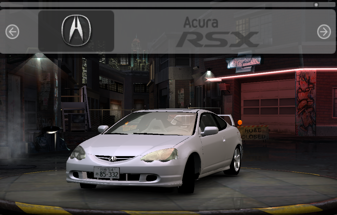 Need For Speed Underground 2 Acura RSX& honda type R family