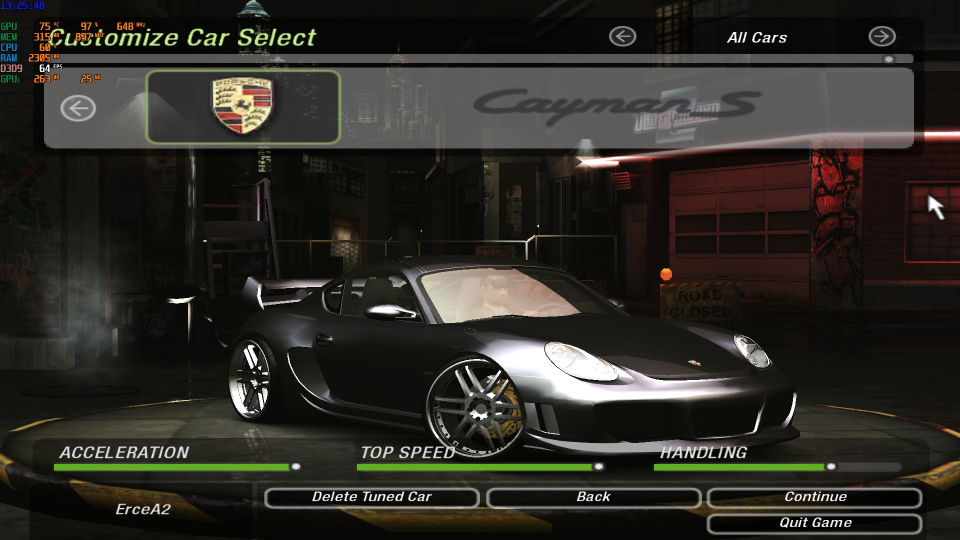 Need For Speed Underground 2 Porsche Cayman S( ADD-ON)