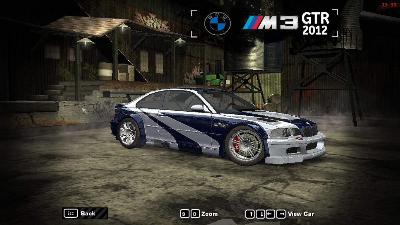 Need For Speed Most Wanted BMW M3 GTR Heat for MW 2005