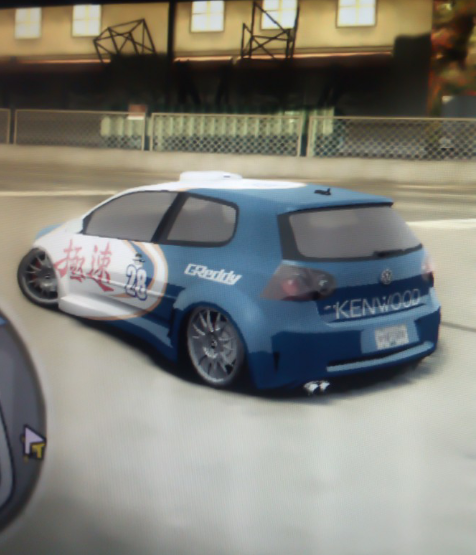 Need For Speed Most Wanted Volkswagen Smoked lights Golf 5 GTI