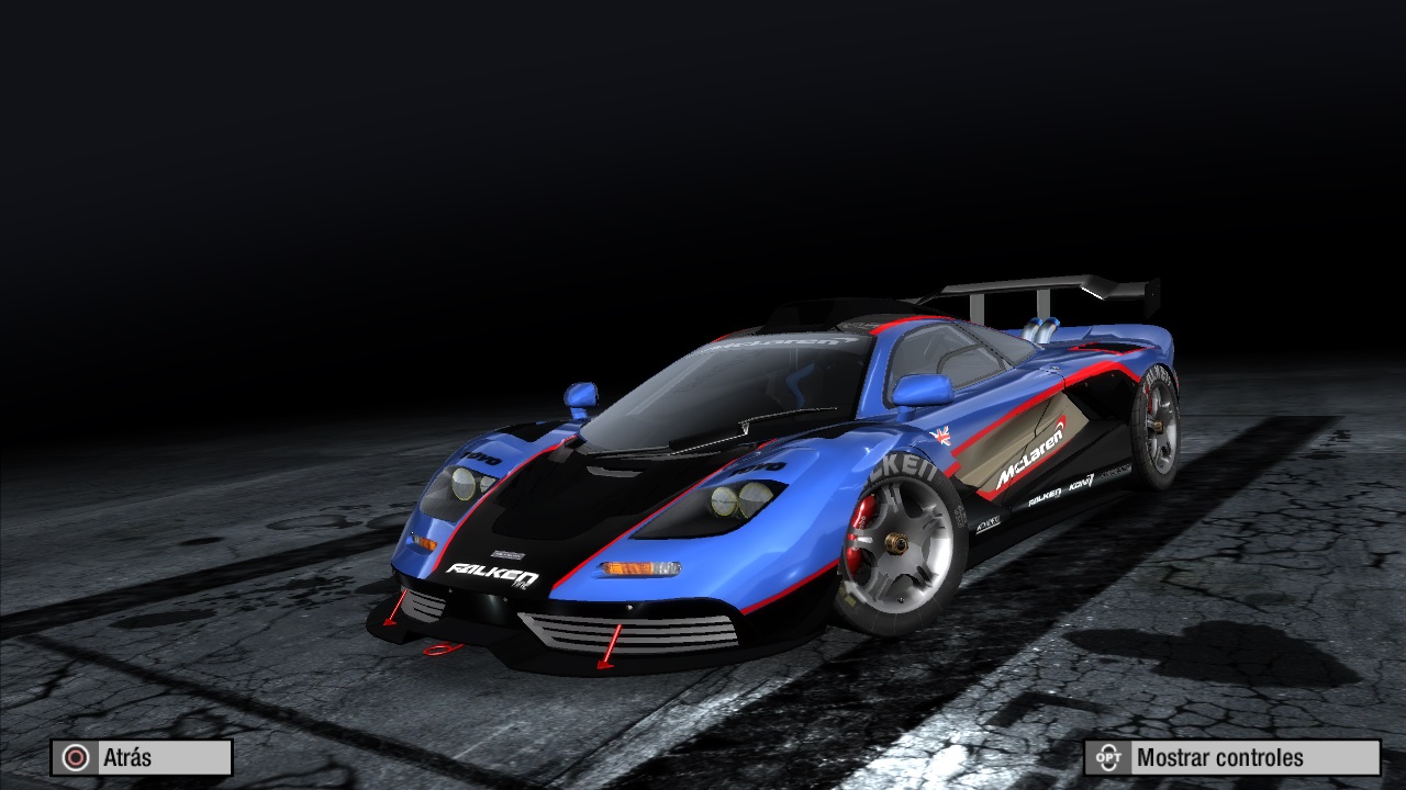 Need For Speed Pro Street McLaren F1 Mike Hayes Design