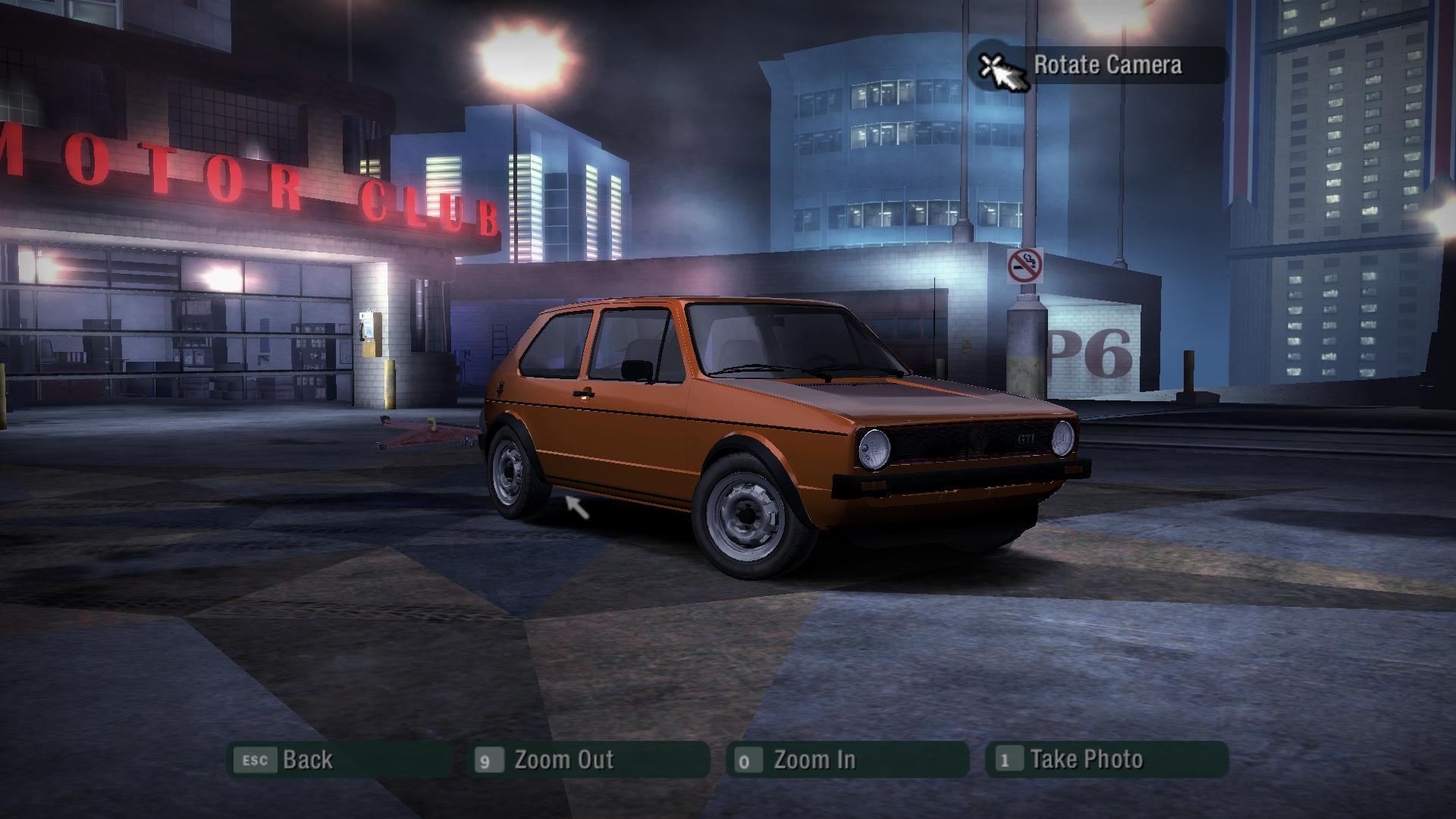 Need For Speed Carbon 1985 Volkswagen Golf GTI Mk.I