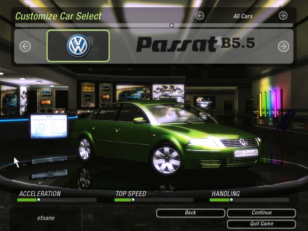 Need For Speed Underground 2 Volkswagen Passat B5.5 Beta