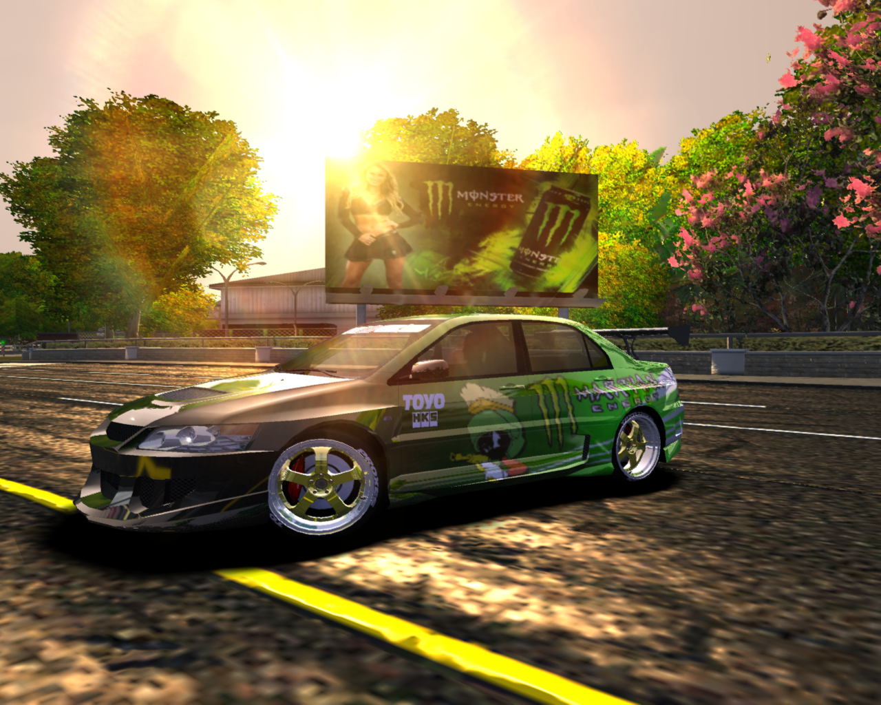 Need For Speed Most Wanted Mitsubishi Martian Energy Vinyl for Evo VIII
