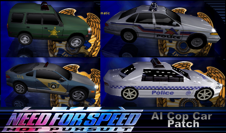Need For Speed Hot Pursuit Fantasy Drivable AI Cop Car Patch