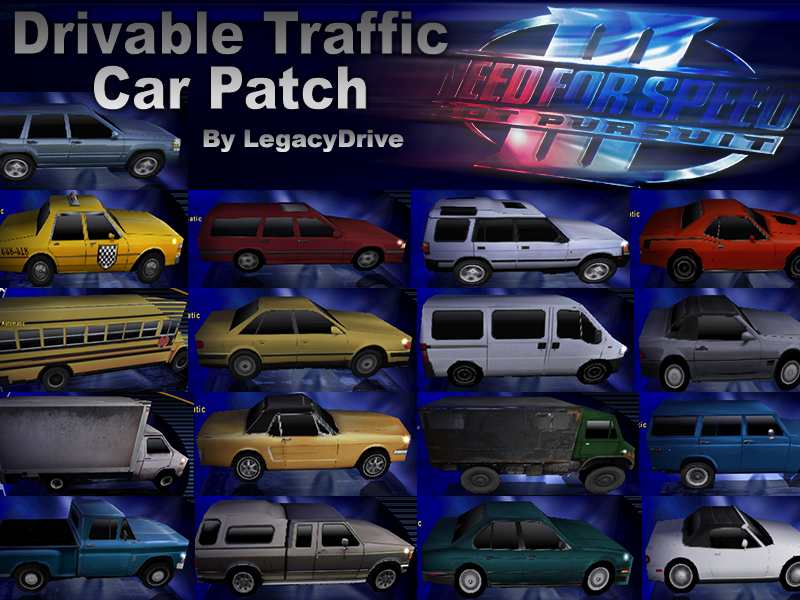 Need For Speed Hot Pursuit Fantasy Drivable Traffic Car Patch