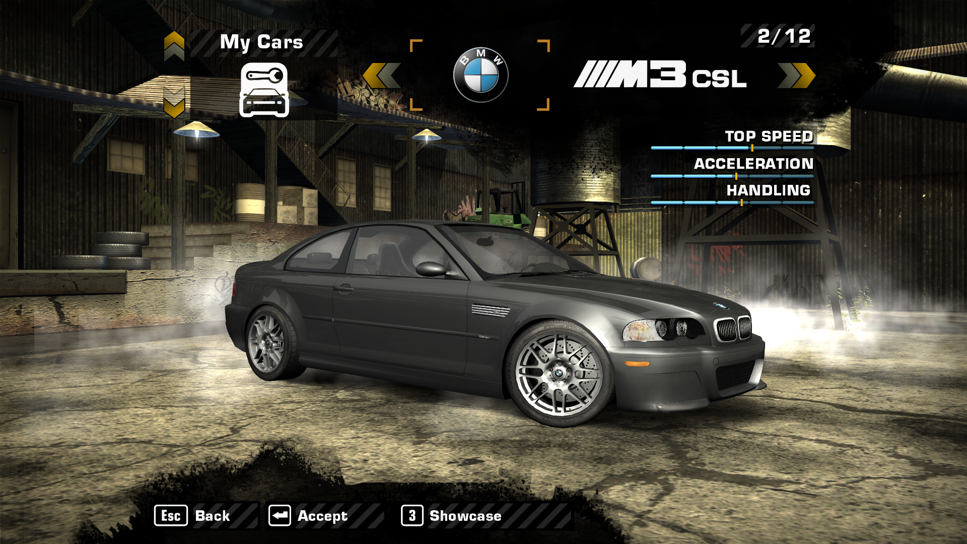 Need For Speed Most Wanted BMW M3 CSL Extended Customization