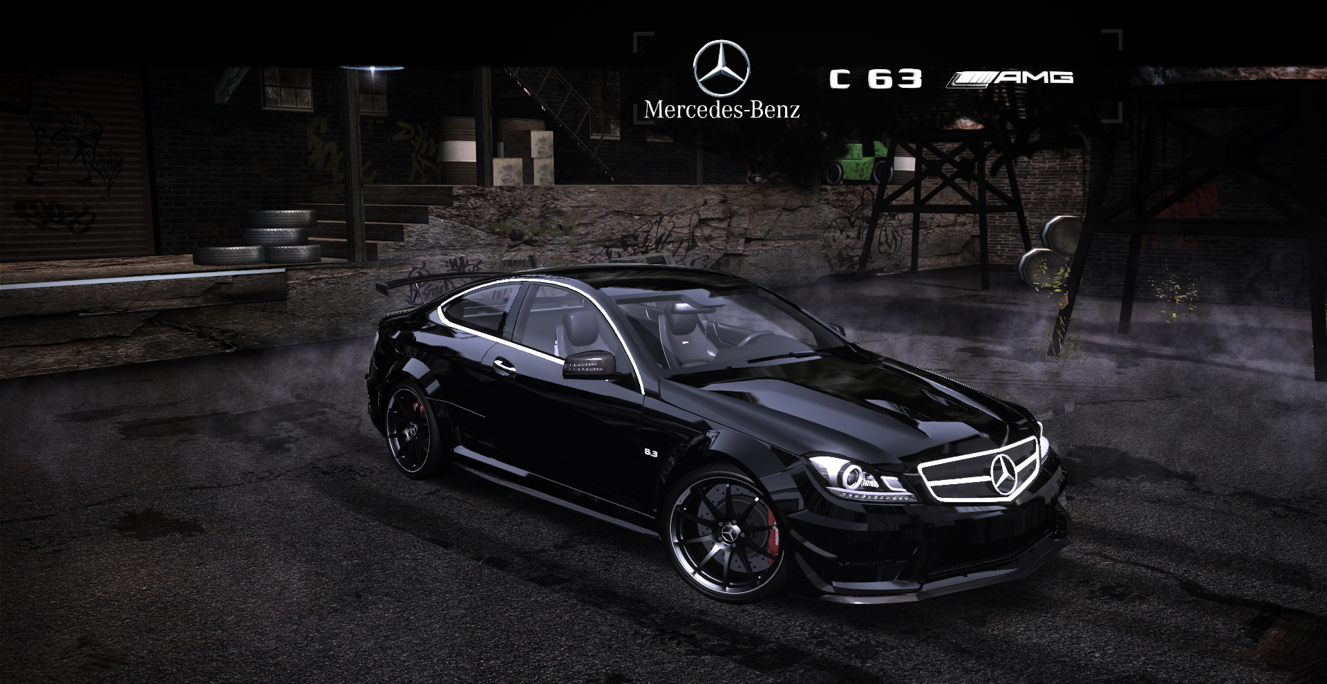 Need For Speed Most Wanted Mercedes Benz 2012 Mercedes-Benz C 63 AMG Coupe Black Series C204