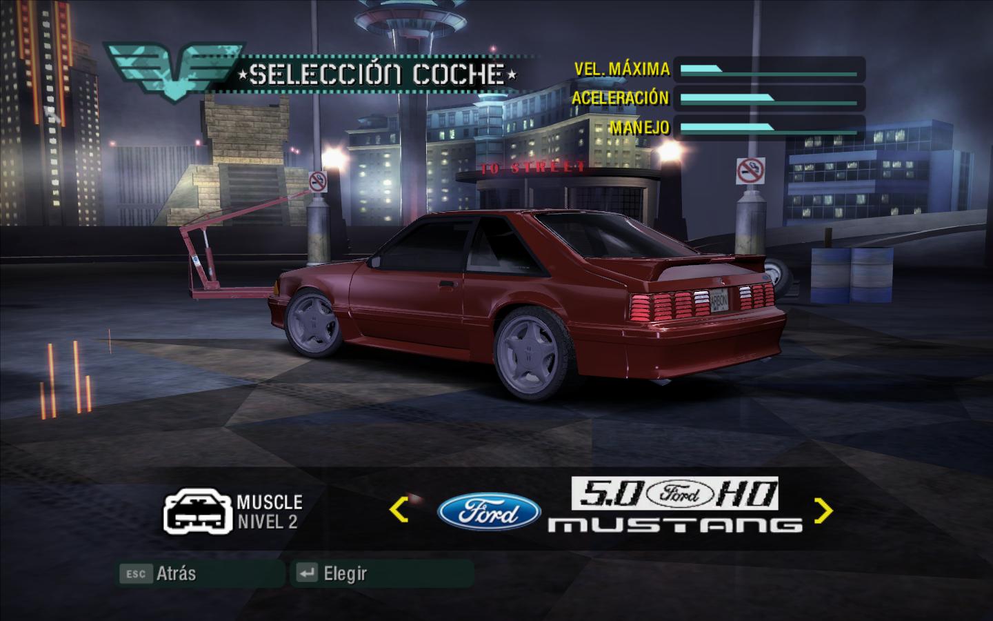Need For Speed Carbon Ford 1993 Mustang Foxbody (Addon)