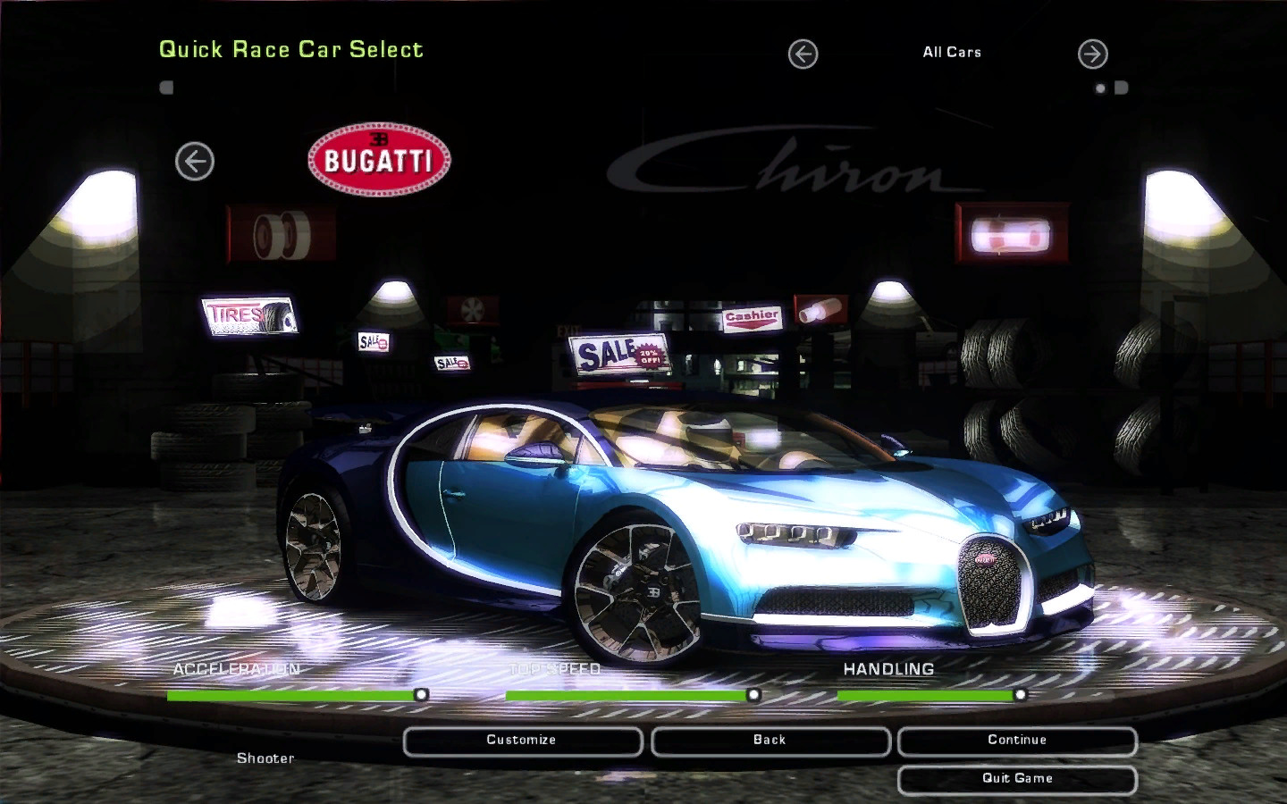 Need For Speed Underground 2 GM25's Bugatti Chiron (ADD-ON)