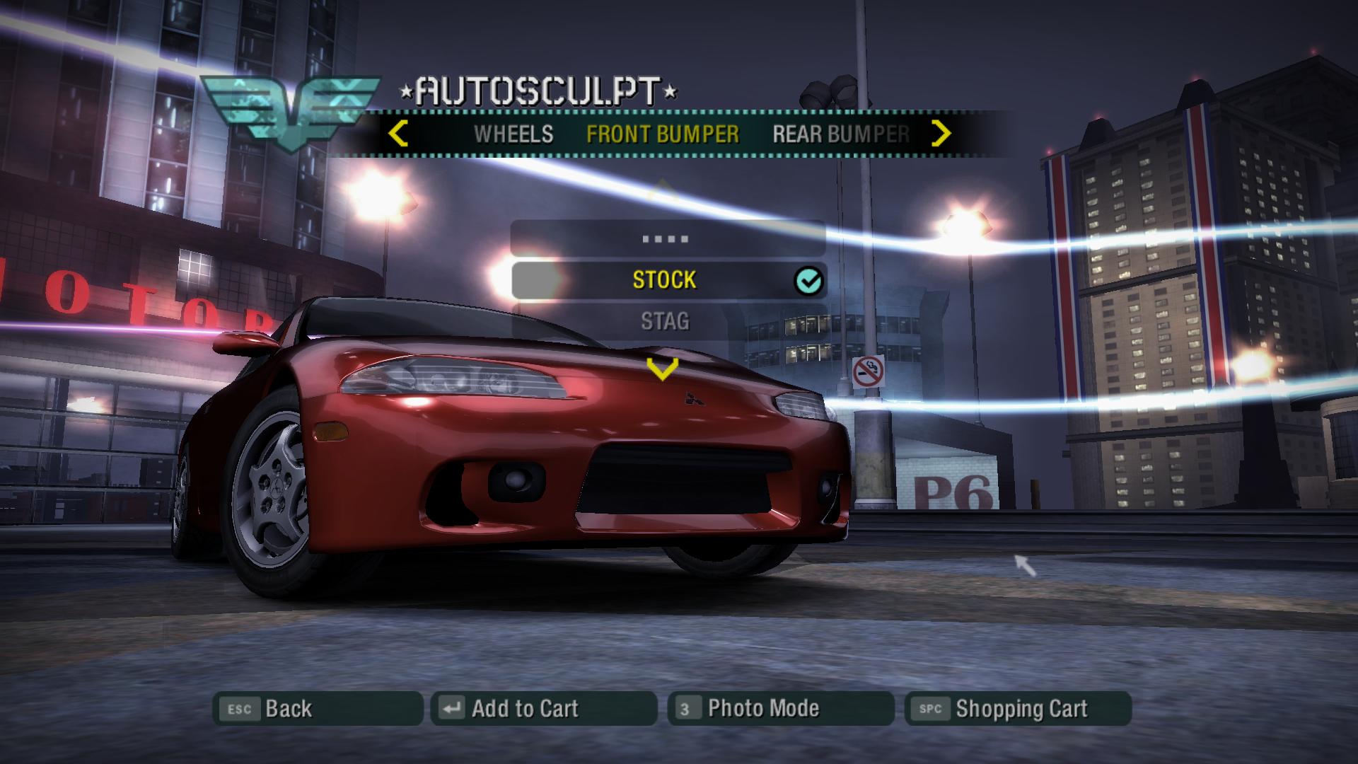 Need For Speed Carbon Mitsubishi Eclipse '99 FULL FIX