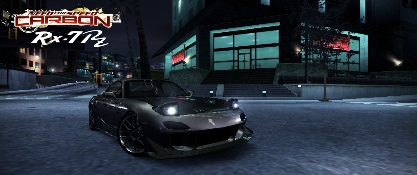 Need For Speed Carbon (UPDATE) Mazda RX7RZ (ADDON) + Rocketbunny kit
