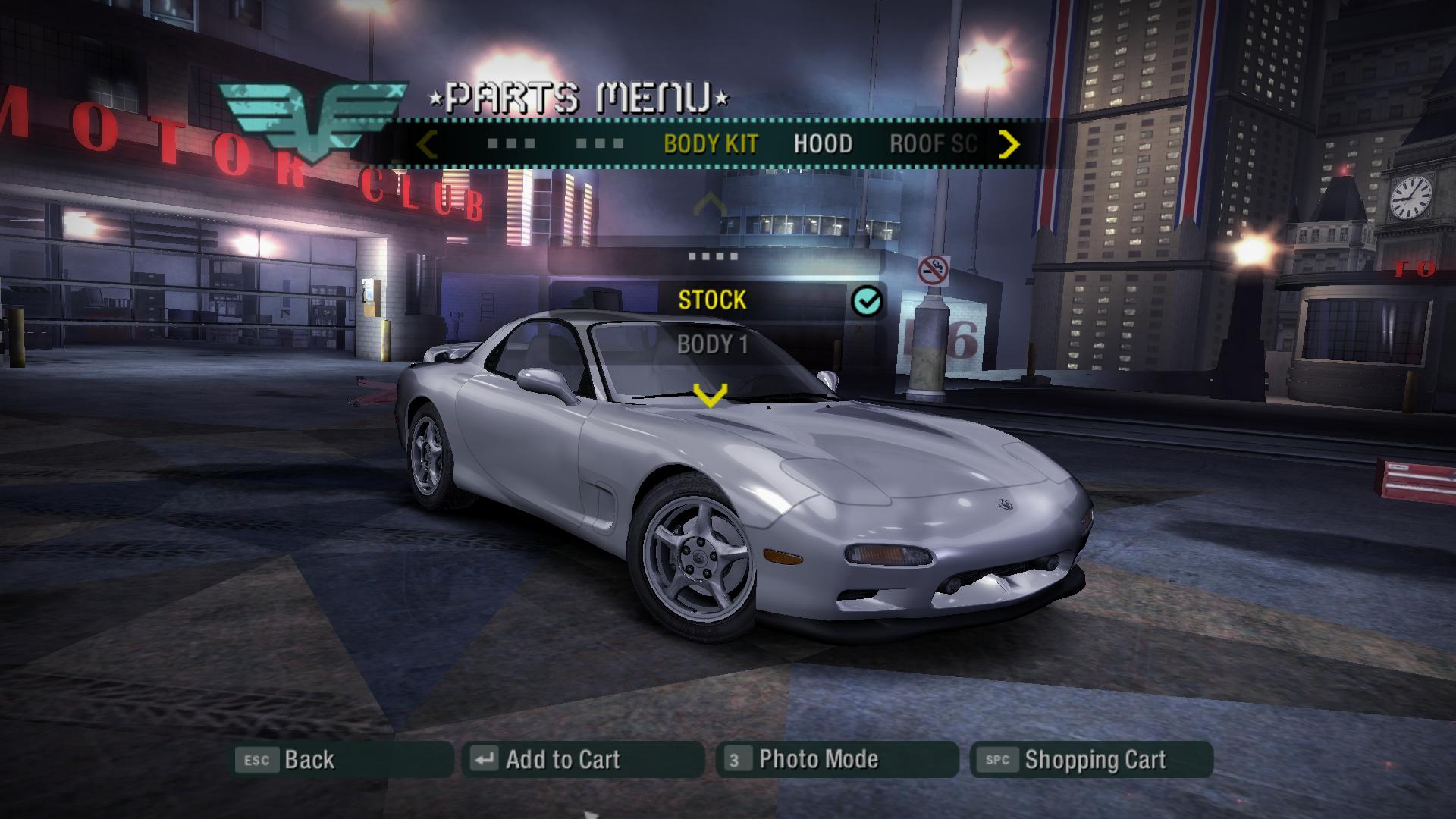 Need For Speed Carbon Mazda RX-7 FD3S Update