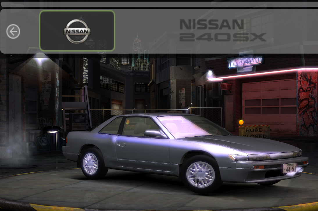 Need For Speed Underground 2 Nissan Silvia S13.4 &240sx