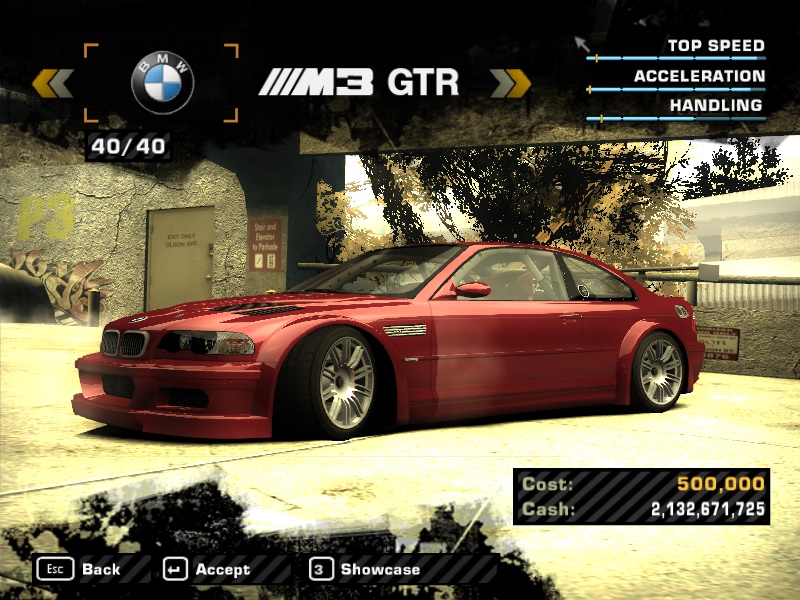 Need For Speed Most Wanted Upgradable&Unlockable all BONUS cars