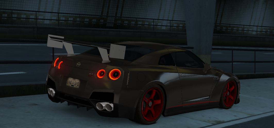 Need For Speed Undercover Nissan TailLight R35