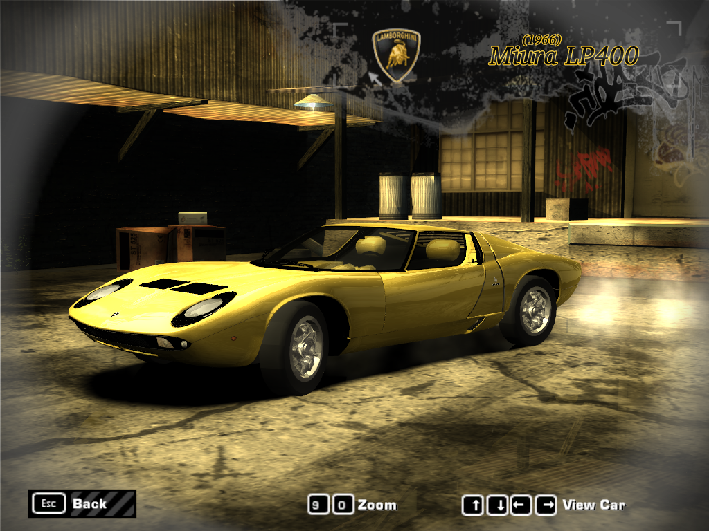 Need For Speed Most Wanted 1966 Lamborghini Miura LP400