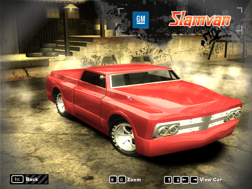 Need For Speed Most Wanted 1967 GMC C1500 Slamvan