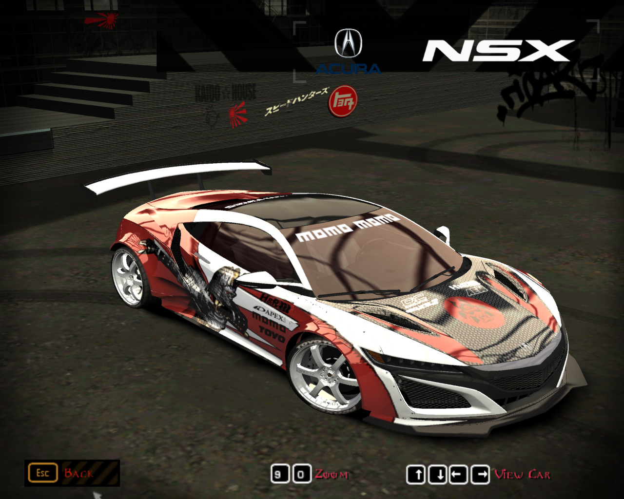 Need For Speed Most Wanted Acura NSX Vortex