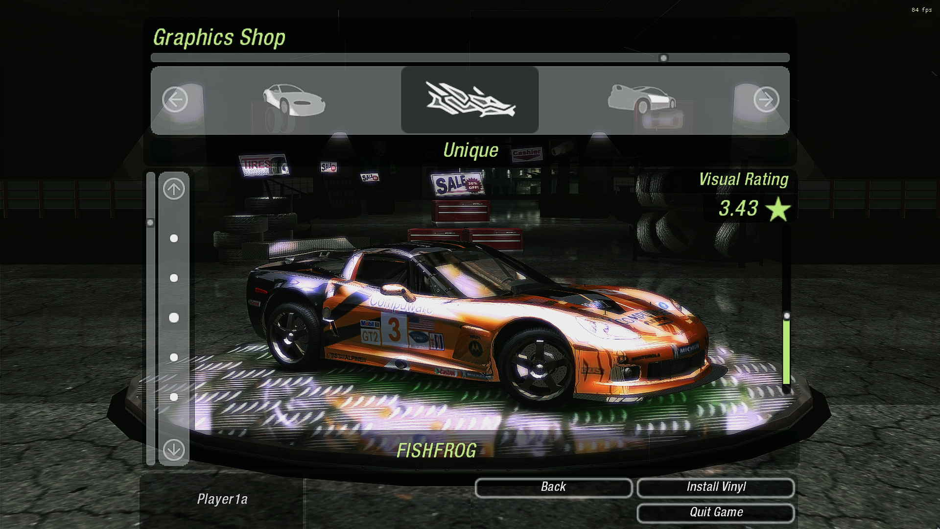 Need For Speed Underground 2 Chevrolet Corvette C6/C6.R (ADD-ON) updated