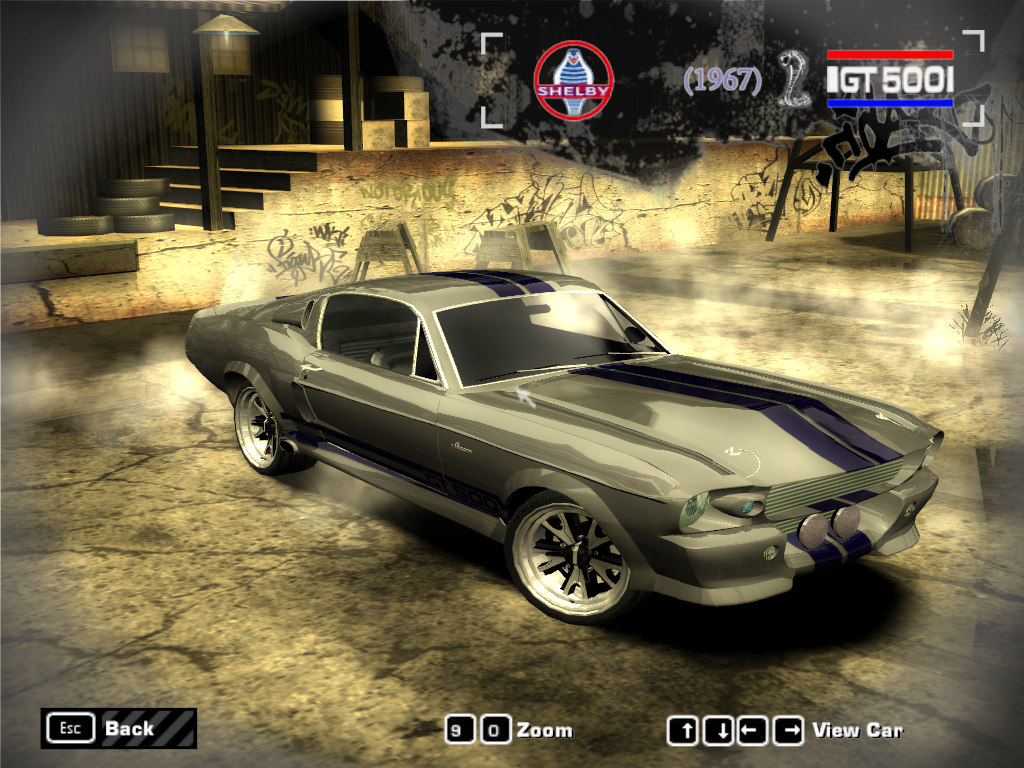 Need For Speed Most Wanted 1967 Shelby GT500 Eleanor