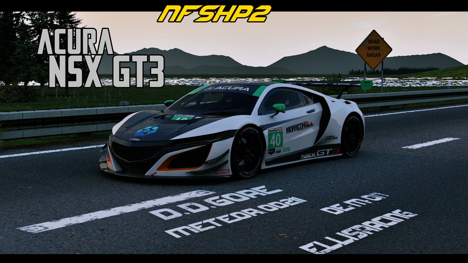 Need For Speed Hot Pursuit 2 Acura NSX GT3 2017