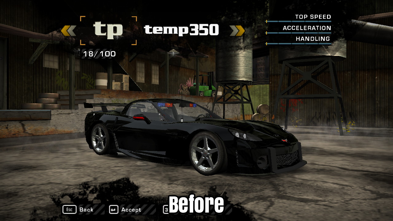 Need For Speed Most Wanted Fixed Federal Undercover Car Color