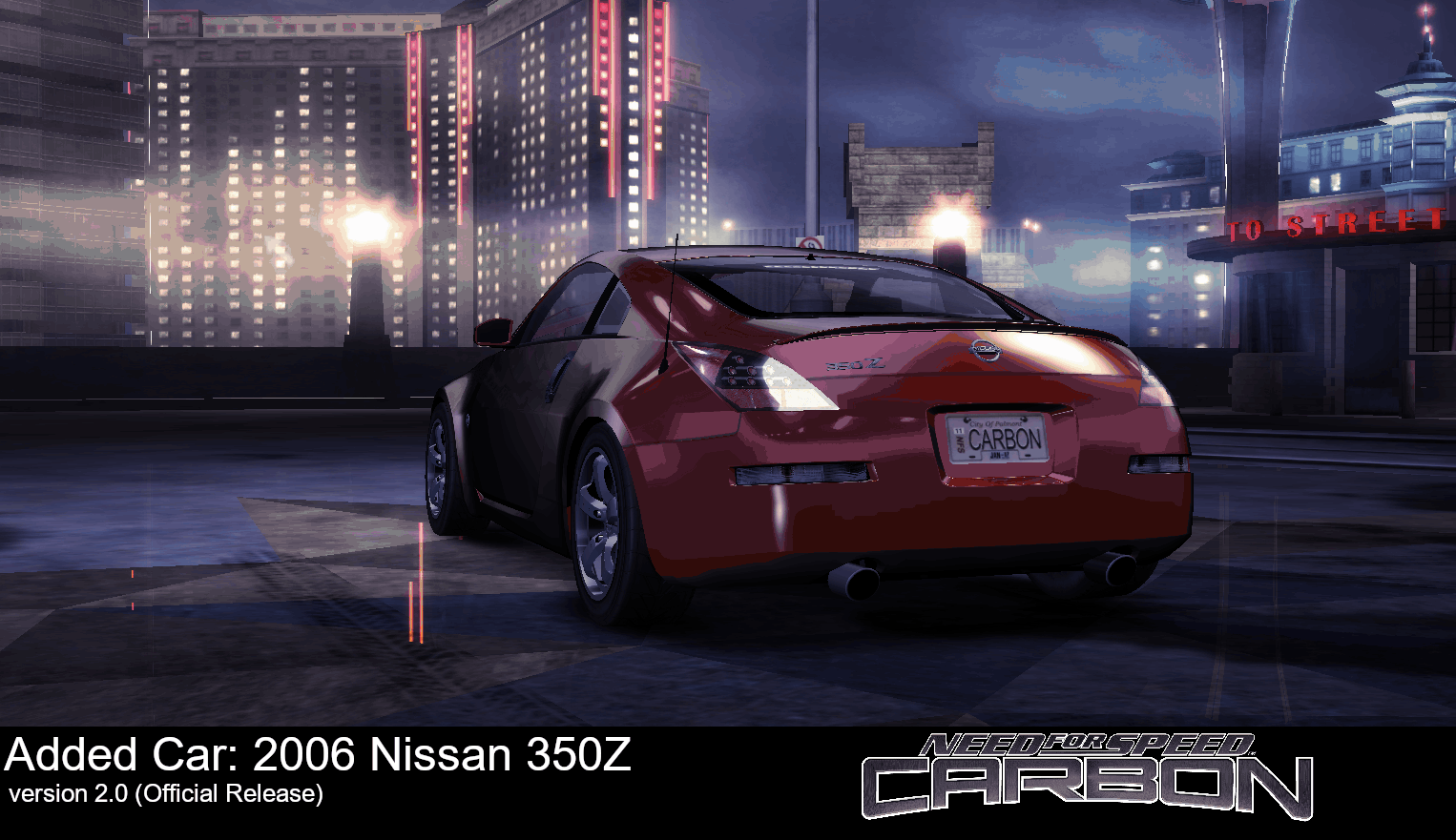 Need For Speed Carbon 2006 Nissan 350Z