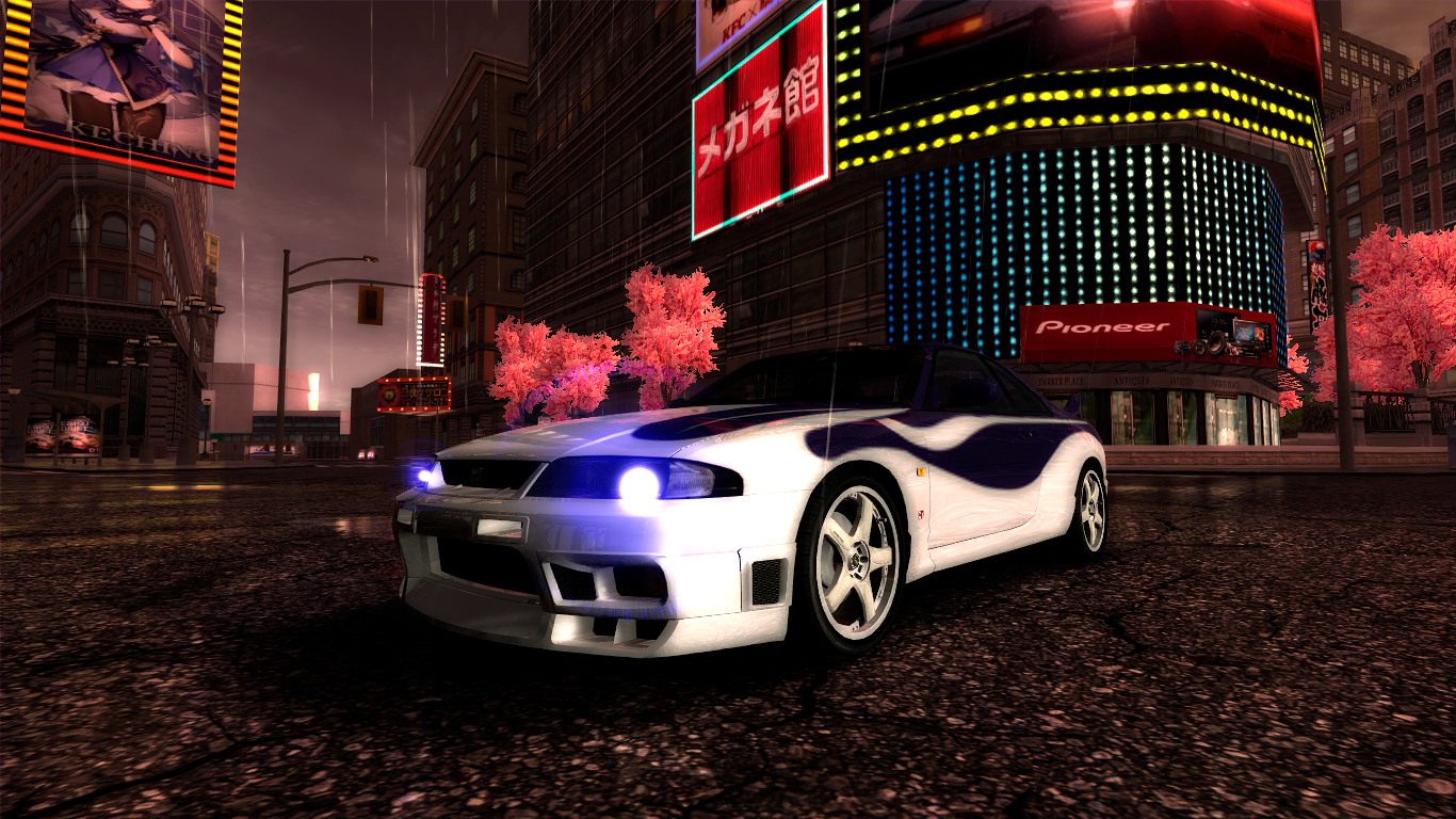 Need For Speed Most Wanted Nissan 1996 Skyline GT-R R33 Tokyo Drift Vinyl