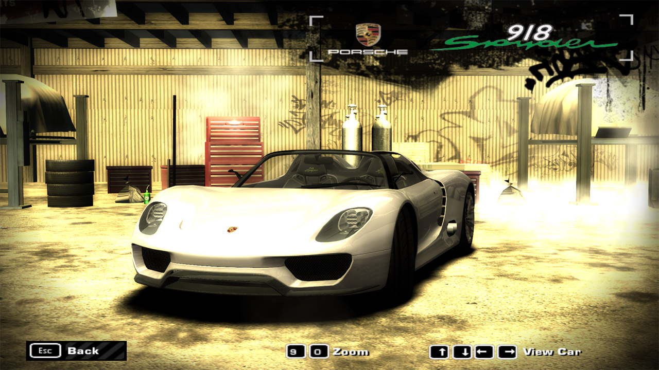Need For Speed Most Wanted Porsche 918 Spyder