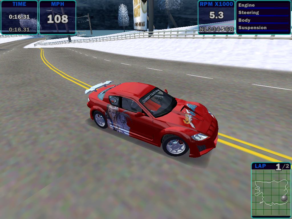 Need For Speed High Stakes Mazda Street Fighter RX8