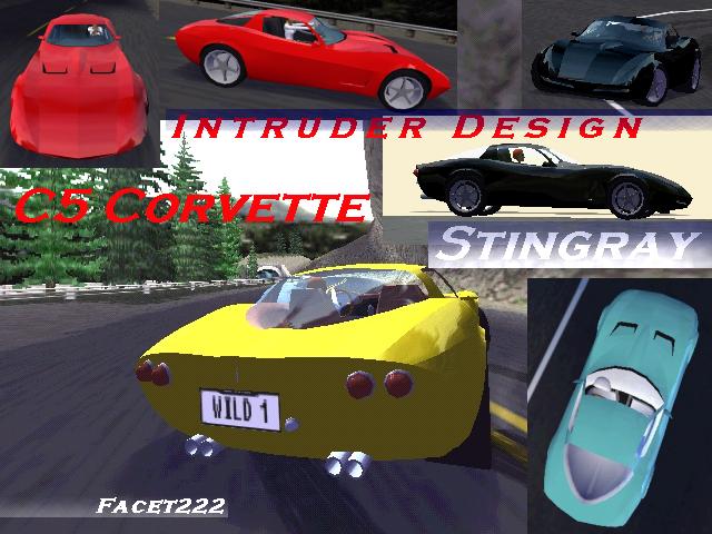 Need For Speed High Stakes Fantasy Intruder Design C5 Corvette Stingray