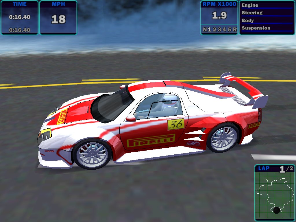 Need For Speed High Stakes Fantasy CDW Aprisa GTV12 Racecar